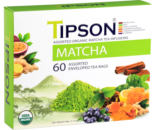 Matcha Orgánica - 60 bolsas - 6 variedades