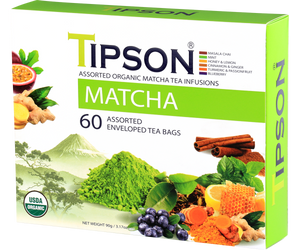 Matcha Orgánica - 60 bolsas - 6 variedades