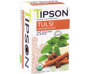 Organic Tulsi con canela y Especies 25 bolsas - Tipson